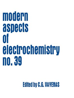 cover image of Modern Aspects of Electrochemistry 41